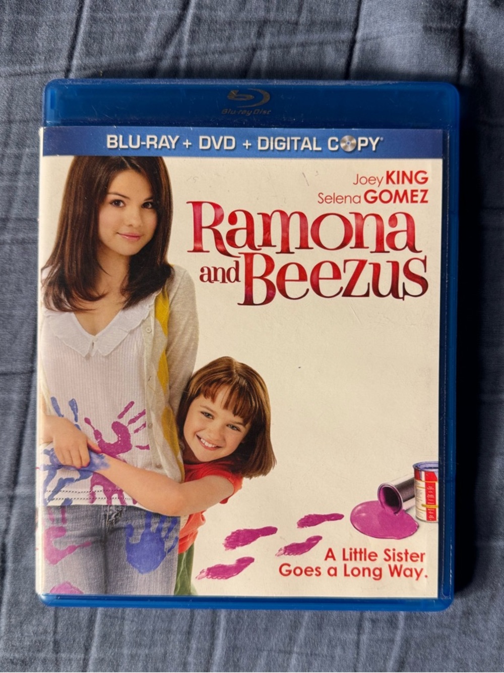 Disney Blu-ray Case with Blue and Yellow Artwork